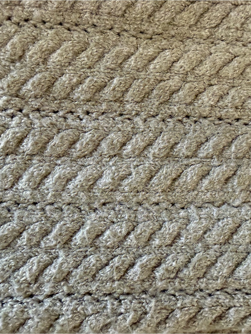 Tahari Sage Green Cable Knit Balloon Sleeve Sweater Small - Picture 9 of 9